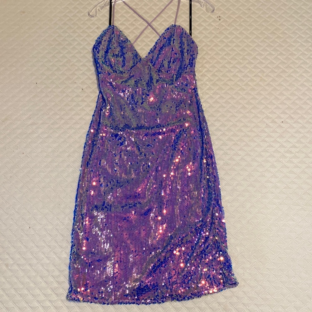 Lulu’s - sequined dress - M